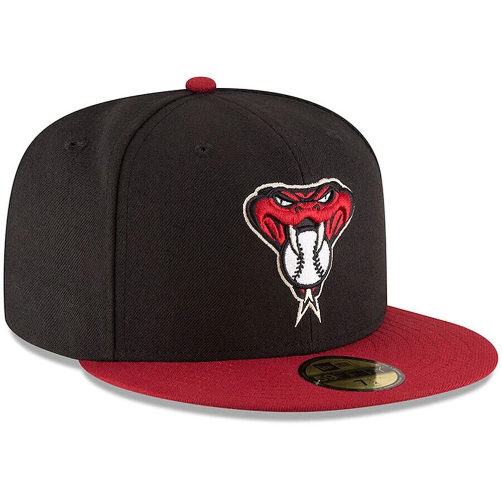 New Era Arizona Diamondbacks Alternate MLB Black/Red 59FIFTY Fitted Hat 7 3/4‎